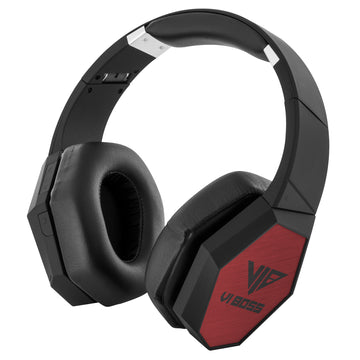 VI BOSS Premium Bluetooth Noise-Canceling "Red Zone" Headphones