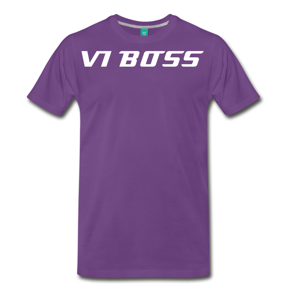 VI BOSS Men's Premium T-Shirt - purple / S - VI BOSS