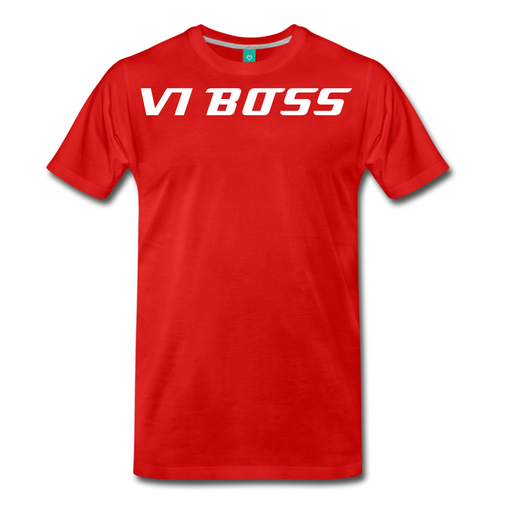 VI BOSS Men's Premium T-Shirt - red / S - VI BOSS