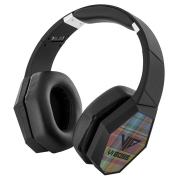 VI BOSS Premium Bluetooth Noise-Canceling "VI Culture Madras" Headphones