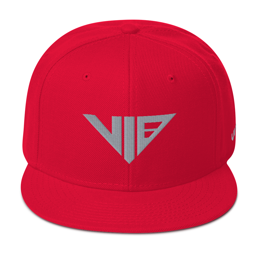 VIB Logo Snapback Hat 2/4 - Red - VI BOSS