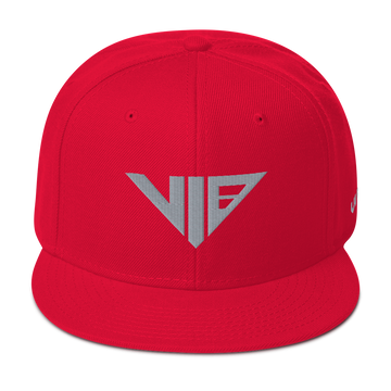 VIB Logo Snapback Hat 2/4 - Red - VI BOSS