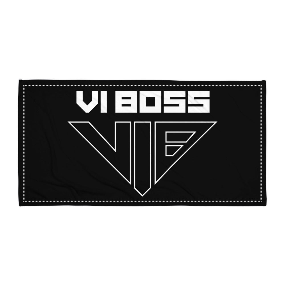 VIB Towel - Black - Default Title - VI BOSS
