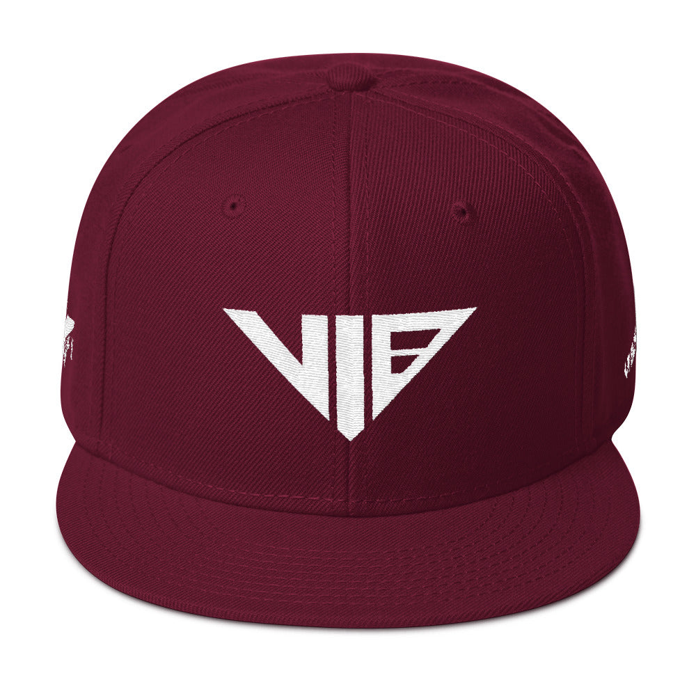VIB Limited Snapback Hat 4/4 - Burgundy maroon - VI BOSS