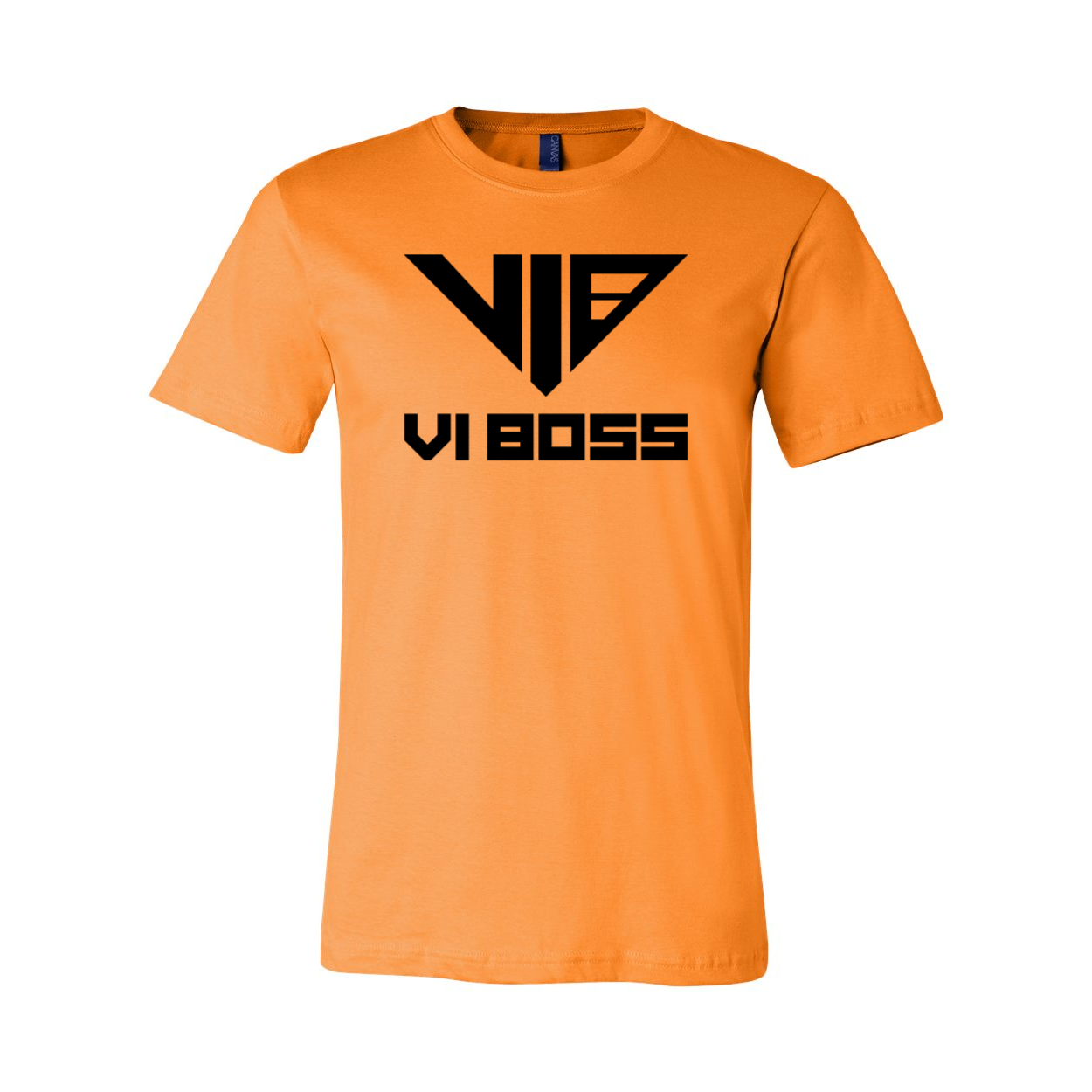 Unisex Short Sleeve Jersey Tee - XS / Orange - VI BOSS