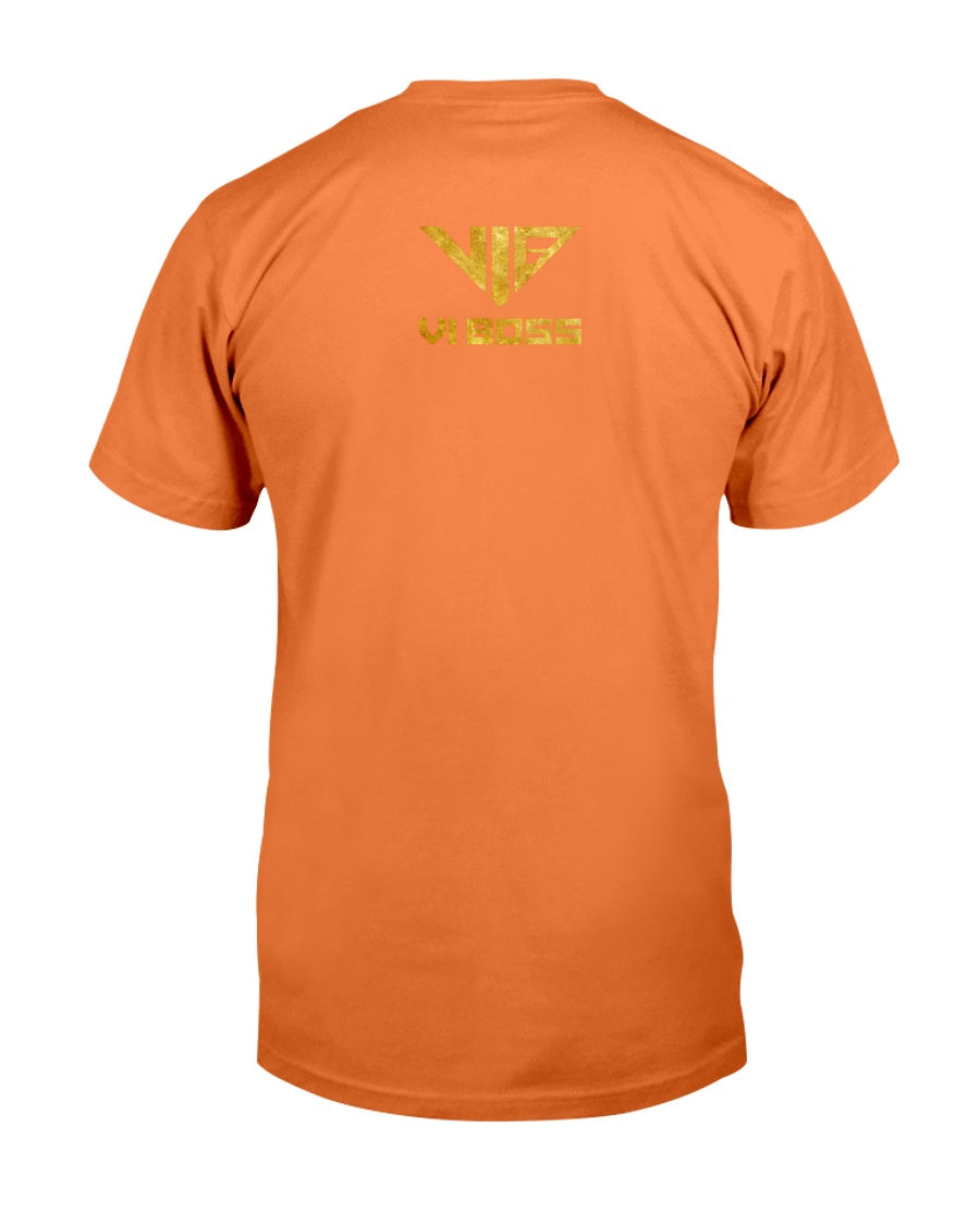 Canvas Unisex T-Shirt - Orange / XS - VI BOSS