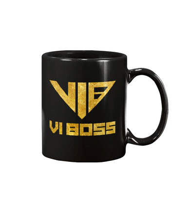 VI BOSS Logo Gold Signature Mug