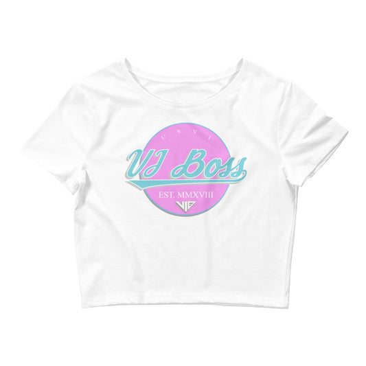 VI BOSS Champion (Pink Summer) Crop Top T-Shirt