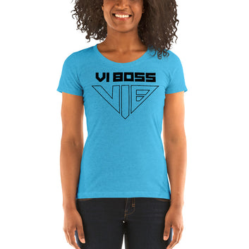 VI BOSS Hero (SO BLK) Women's Slim Fit T-Shirt